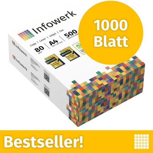 Druckerpapier 1000 blatt - 1000,