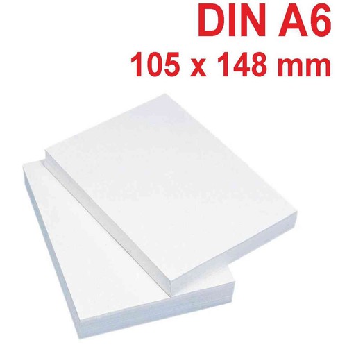 Kopierpapier din 80g weiß - din, a6