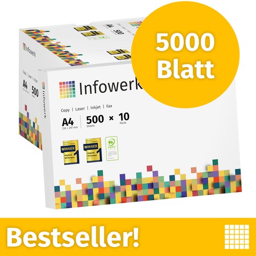 Druckerpapier 5000 blatt - a4,